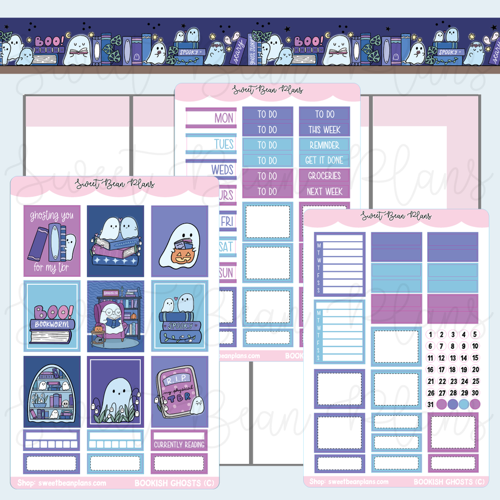 Bookish Ghosts Hobo COUSIN Weekly Kit