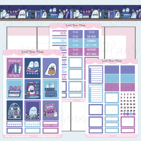 Bookish Ghosts Hobo COUSIN Weekly Kit