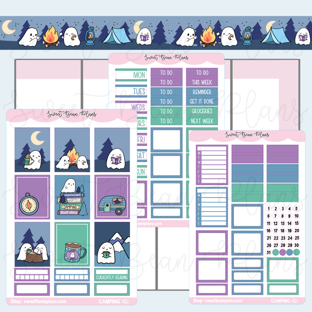 Camping Ghosts Hobo COUSIN Weekly Kit