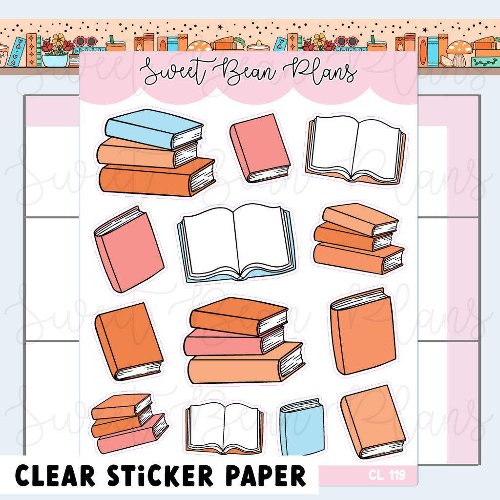 CLEAR May 2026 Bookish Planner Stickers | Cl 119