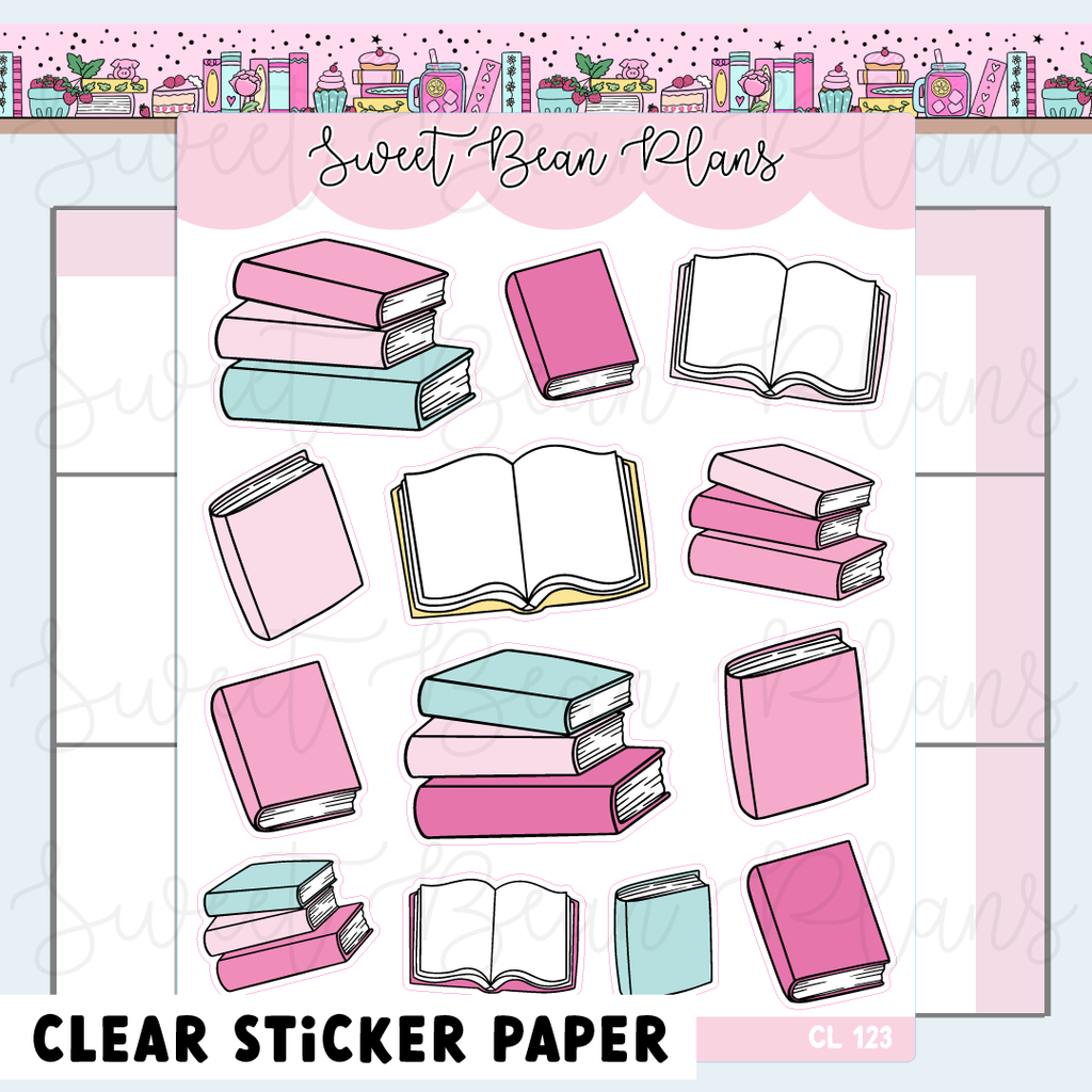 CLEAR July 2026 Bookish Planner Stickers | Cl 123