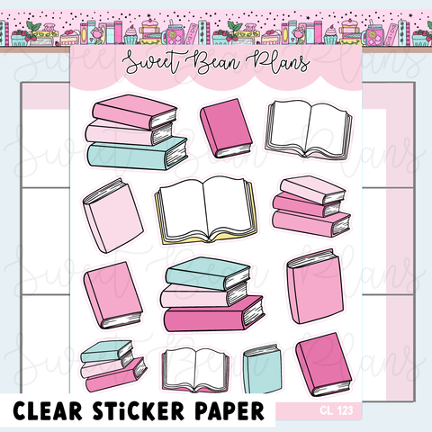 CLEAR July 2026 Bookish Planner Stickers | Cl 123
