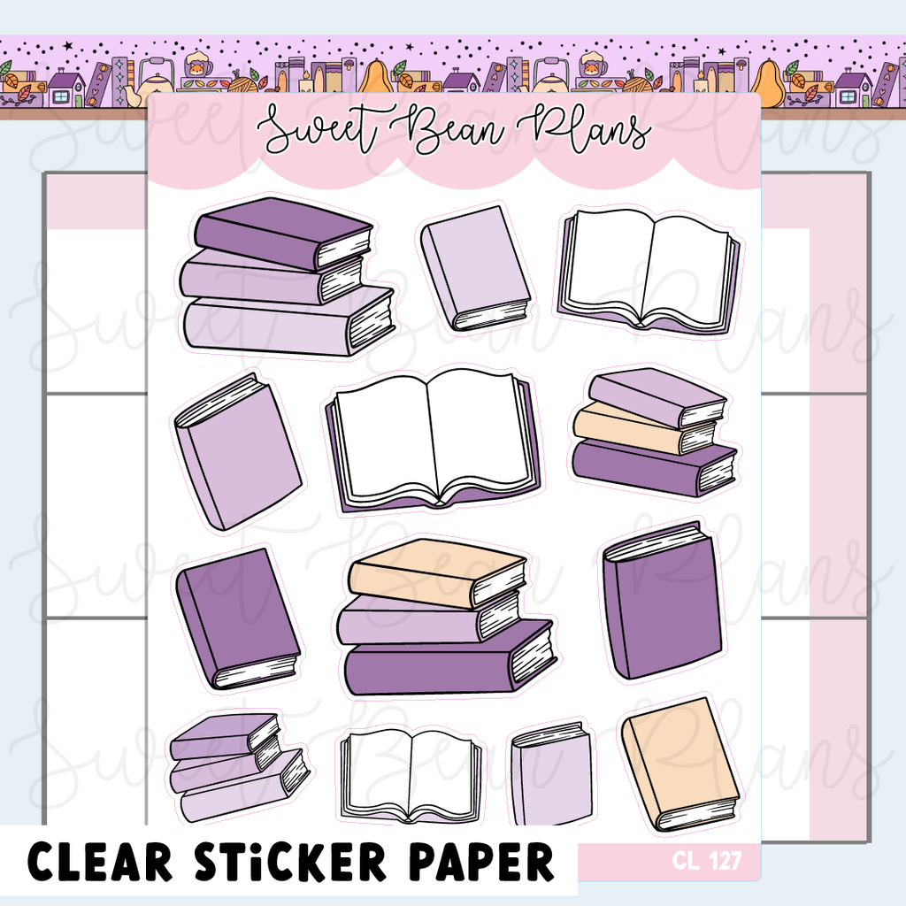 CLEAR September 2026 Bookish Planner Stickers | Cl 127