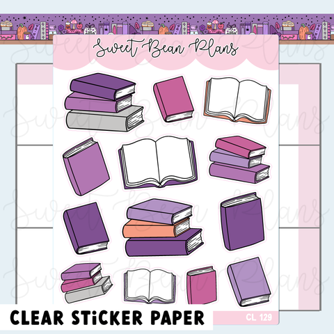 CLEAR October 2026 Bookish Planner Stickers | Cl 129