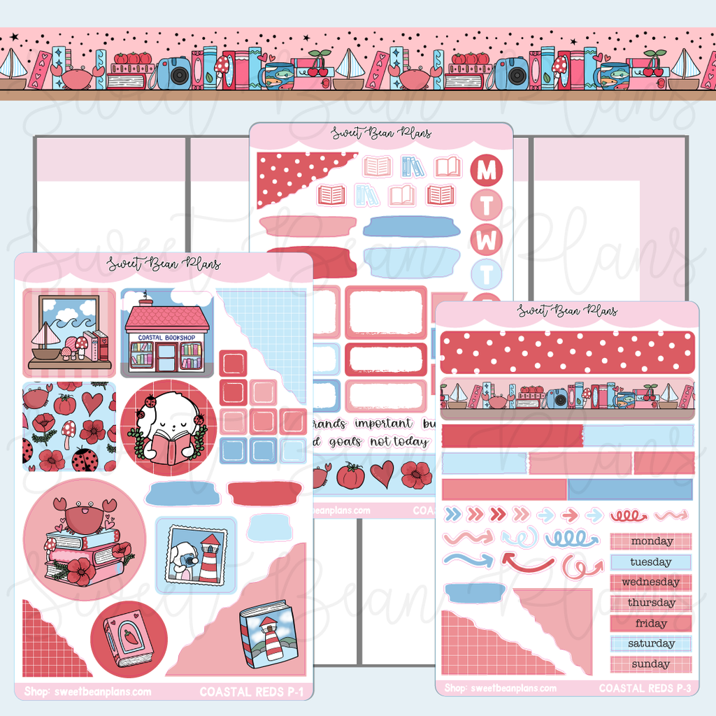 Coastal Reds Journaling Kit