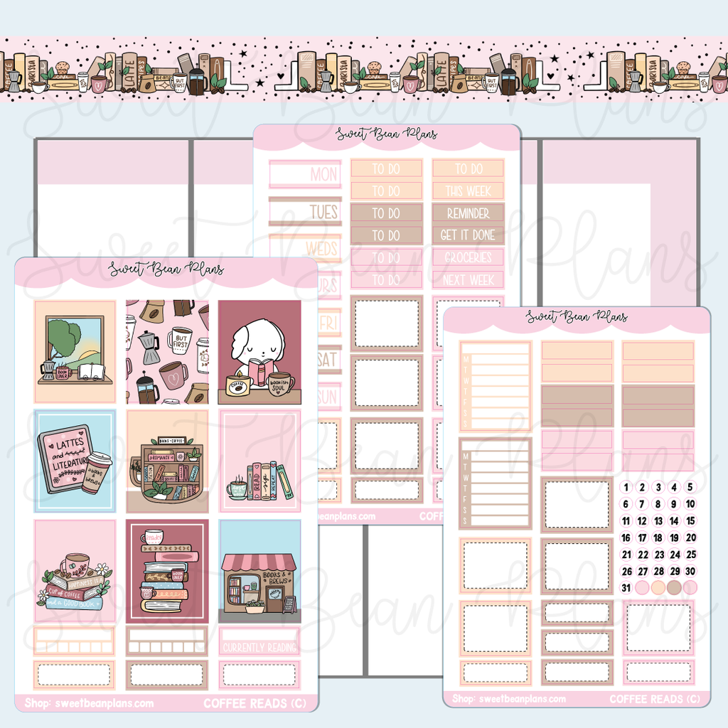 Coffee Reads Hobo COUSIN Weekly Kit