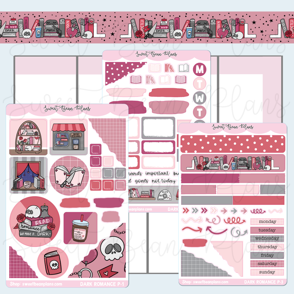 Dark Romance Reads Journaling Kit