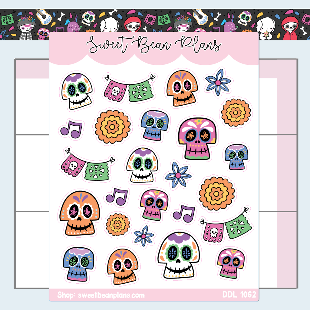 Coco Doodles Vinyl Planner Stickers | Ddl 1062