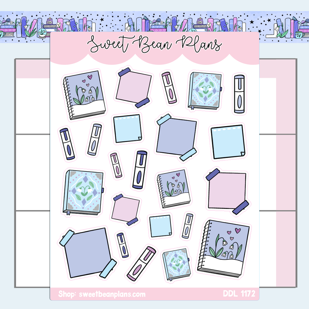 January 2025 Planners Vinyl Planner Stickers | Ddl 1172