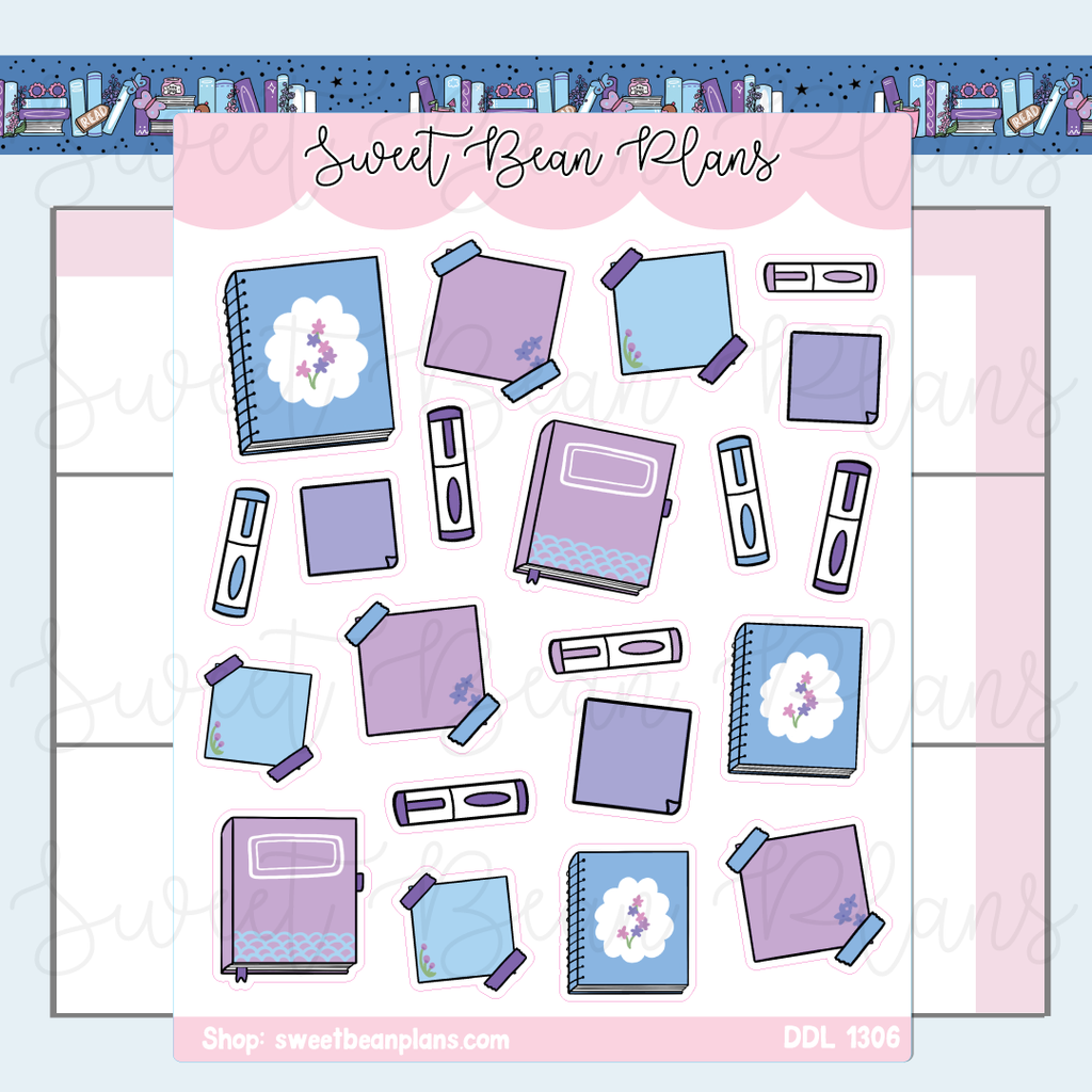 July 2025 Planners Vinyl Planner Stickers | Ddl 1306