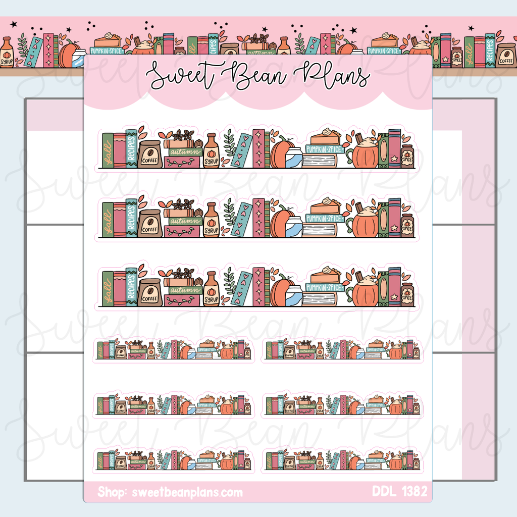 PSL Bookshelf 2.0 Vinyl Planner Stickers | Ddl 1382