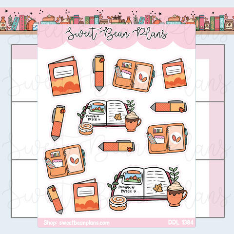PSL Planner Doodles Vinyl Planner Stickers | Ddl 1384