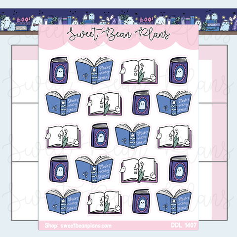 Ghost Books Vinyl Planner Stickers | Ddl 1407