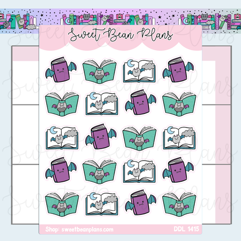 Batty Books Vinyl Planner Stickers | Ddl 1415