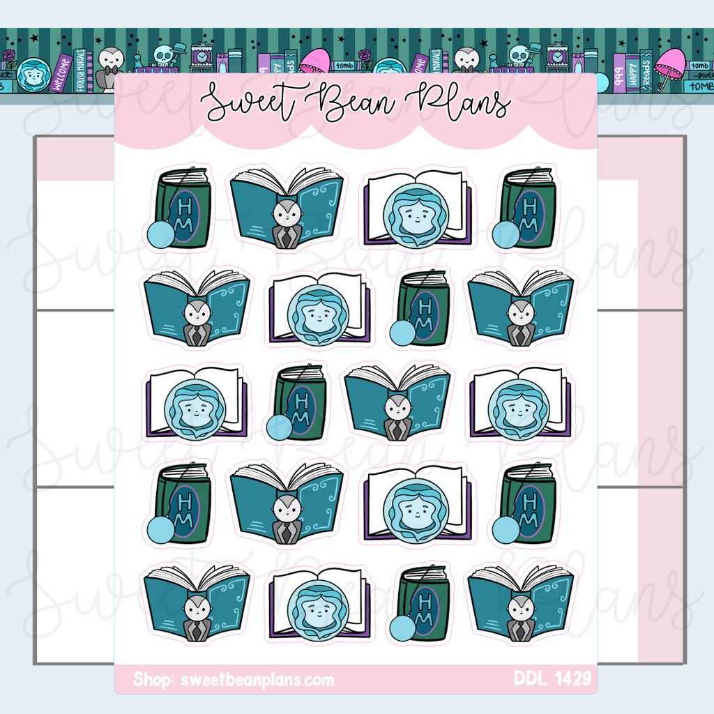 Foolish Books Vinyl Planner Stickers | Ddl 1429