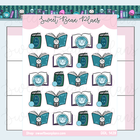 Foolish Books Vinyl Planner Stickers | Ddl 1429