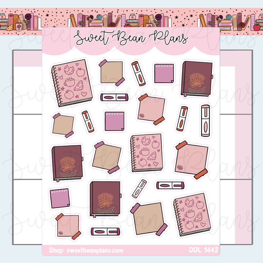 November 2025 Planners Vinyl Planner Stickers | Ddl 1442