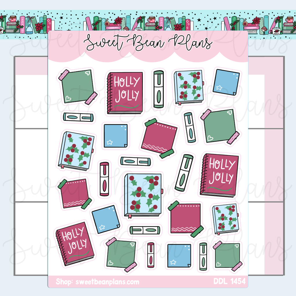 December 2025 Planners Vinyl Planner Stickers | Ddl 1454