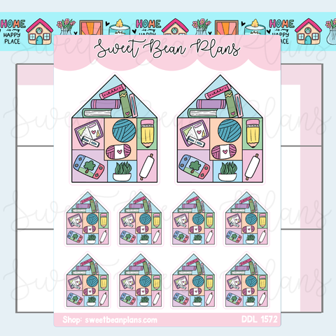 Hobby Home Vinyl Planner Stickers | Ddl 1572