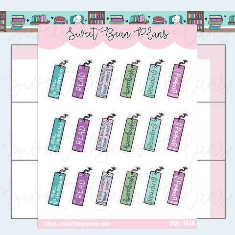 Bookmarks Vinyl Planner Stickers | Ddl 1638
