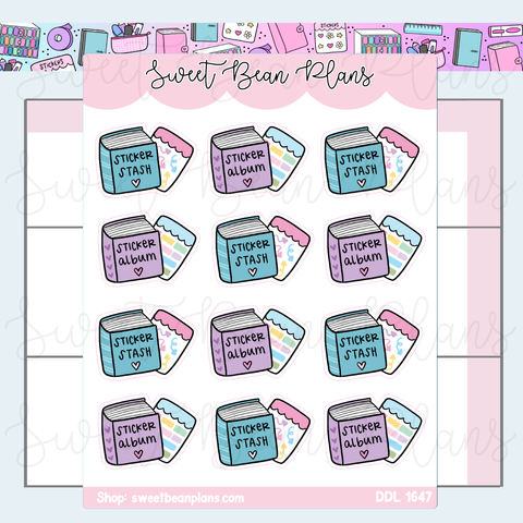 Sticker Album Vinyl Planner Stickers | Ddl 1647