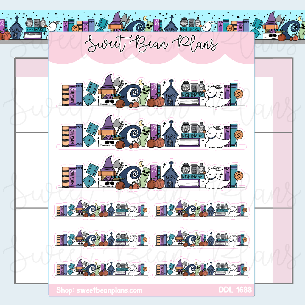 NBC Bookshelf Vinyl Planner Stickers | Ddl 1688