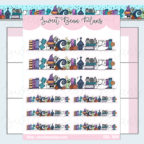 NBC Bookshelf Vinyl Planner Stickers | Ddl 1688