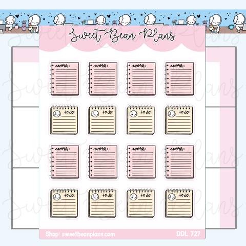 Work Stickers – Sweet Bean Plans