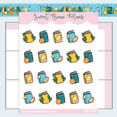 Citrus Books Vinyl Planner Stickers | Ddl 977