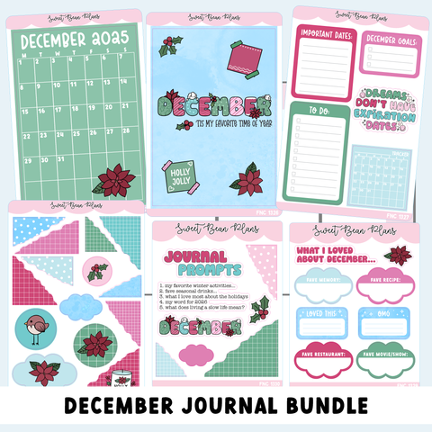 December 2025 JOURNAL Bundle (6 Pages)
