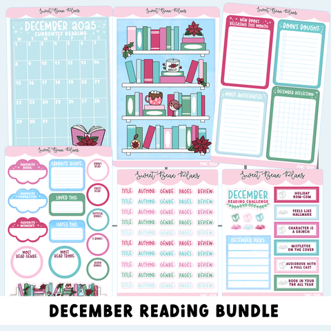December 2025 READING Journal Bundle (6 Pages)