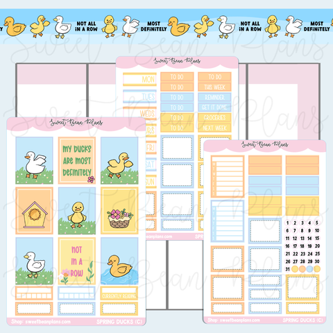 Spring Ducks Hobo COUSIN Weekly Kit