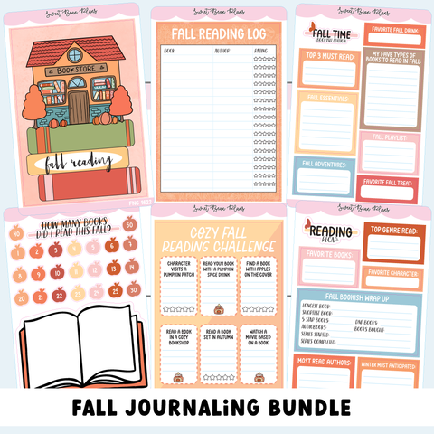 Fall READING Journal Bundle (6 Pages)