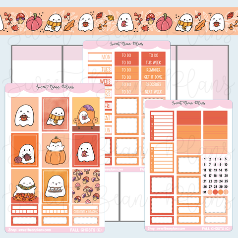 Fall Ghosts COUSIN Weekly Kit