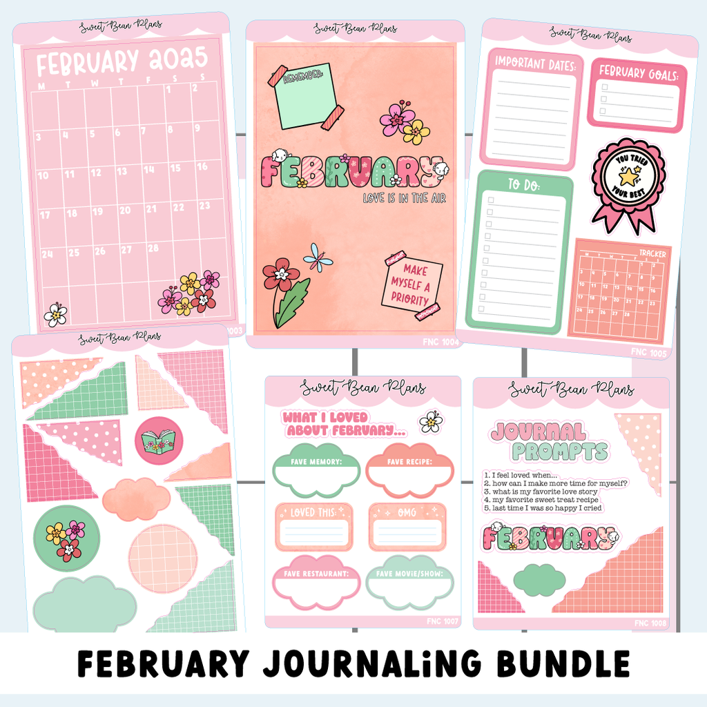 February 2025 JOURNAL Bundle (6 Pages)