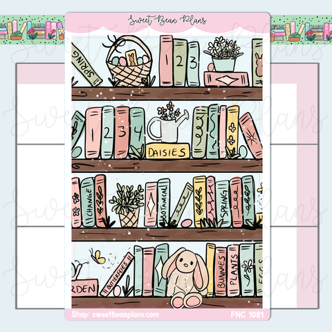 Spring Shelves Large Vinyl Planner Stickers | Fnc 1081