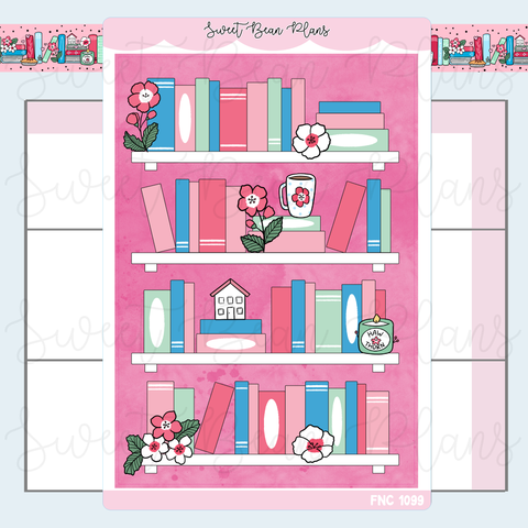 May Bookshelf 2025 Vinyl Planner Stickers | Fnc 1099