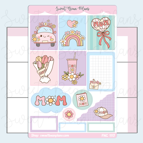 Mother's Day Journaling Stickers | Fnc 1117