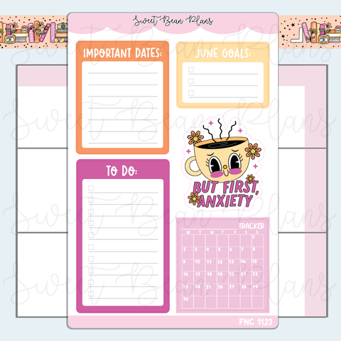 June Functionals 2025 Vinyl Planner Stickers | Fnc 1123