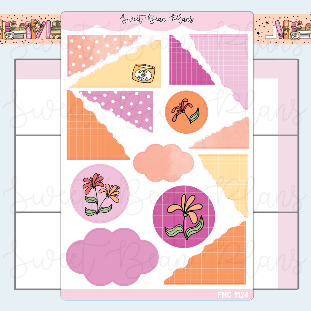 June Journal Deco 2025 Vinyl Planner Stickers | Fnc 1124