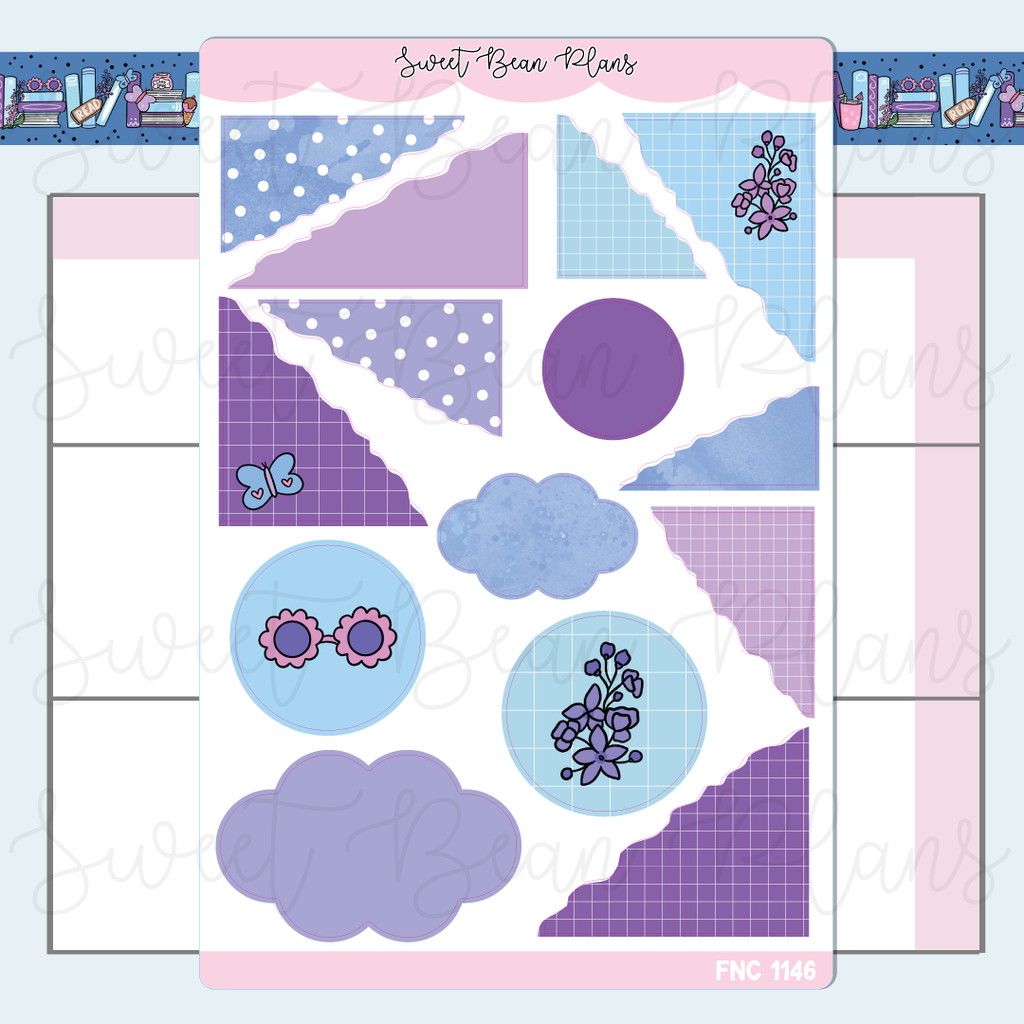 July Journal Deco 2025 Vinyl Planner Stickers | Fnc 1146
