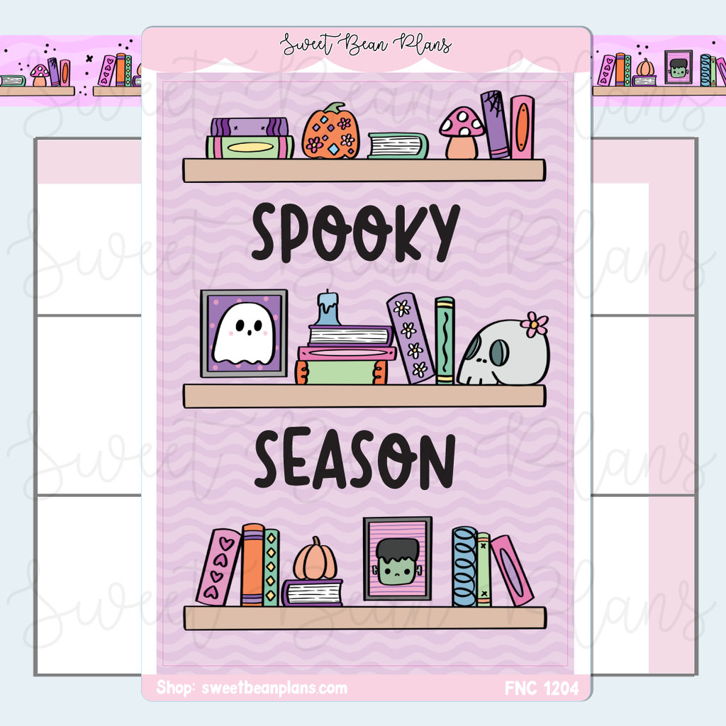 Spooky Season Vinyl Planner Stickers | Fnc 1204