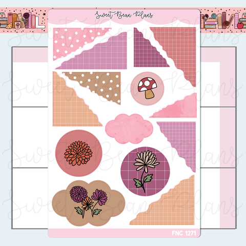 November Journal Deco 2025 Vinyl Planner Stickers | Fnc 1271
