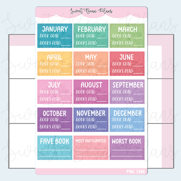 2026 Reading Journal Bundle Part 1 (6 Pages)