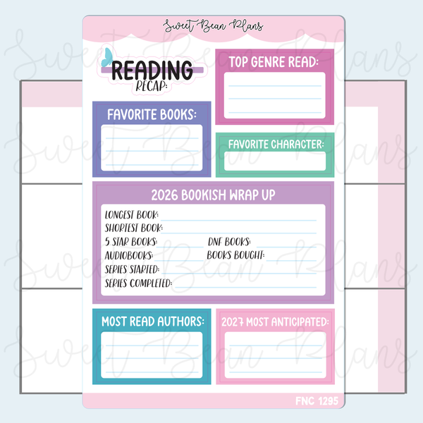 2026 Reading Journal Bundle Part 2 (6 Pages)