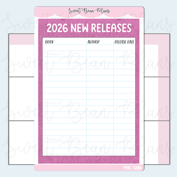2026 Reading Tracker Bundle (6 Pages)