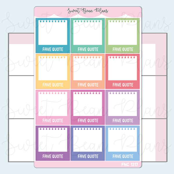 2026 Favorites COLOR Bundle (6 Pages)