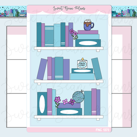 January 2026 Bookshelf Sticker | Fnc 1373