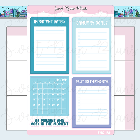 January 2026 Functional Stickers | Fnc 1381