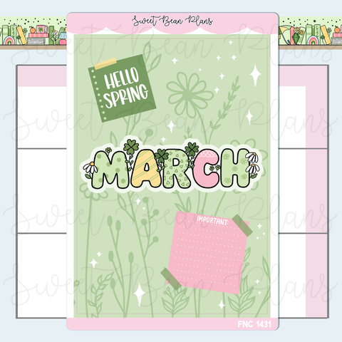 March 2026 Cover Page Sticker | Fnc 1431